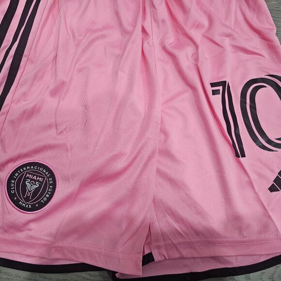 MLS Youth Inter Miami CF Lionel Messi adidas Pink 2024 Replica Jersey - Picture 7 of 8